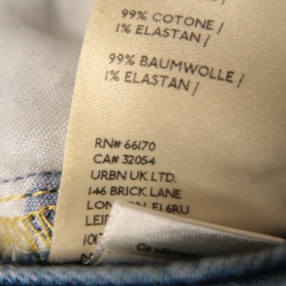 Pilcro Anthro Jeans Ankle Medium Wash Blue Lo Rise Distressed RN66170 Women's 27 - Picture 12 of 12